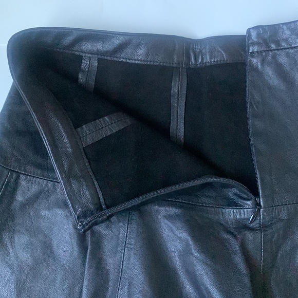 Joie leather pleated skirt - Picture 5 of 10